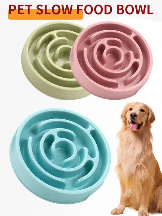 Anti-Choking Anti-Slip Pet Slow Food Bowl for Dogs - Intelligent Feeding Dog Bowl - Pet Supplies