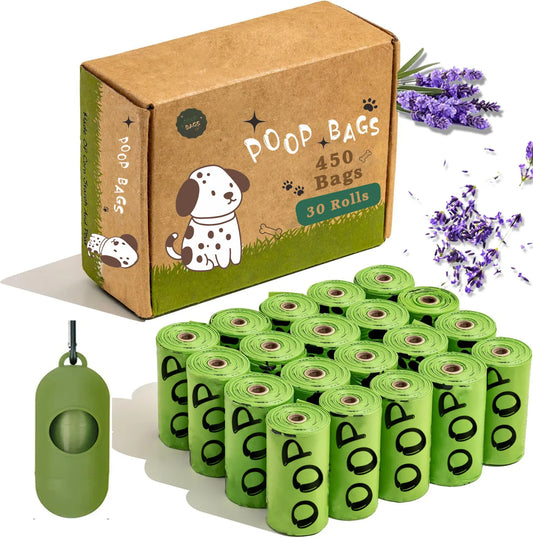 Biologische Lavendel Poepzakjes met Houder