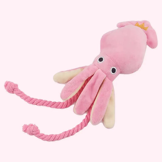 Bijtbestendig Pluche Octopus Hondenspeeltje